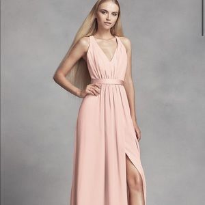 Blush Bridesmaid Dress White by Vera Wang